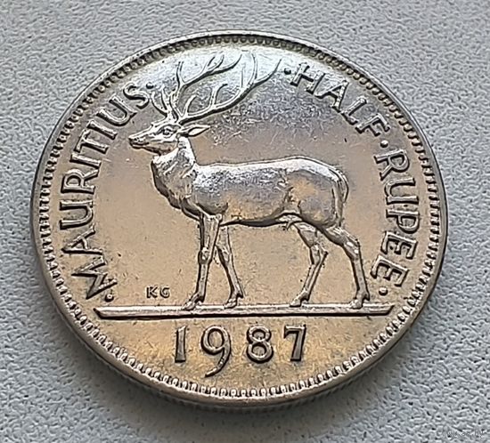 Маврикий 1/2 Рупии, 1987  6-13-29