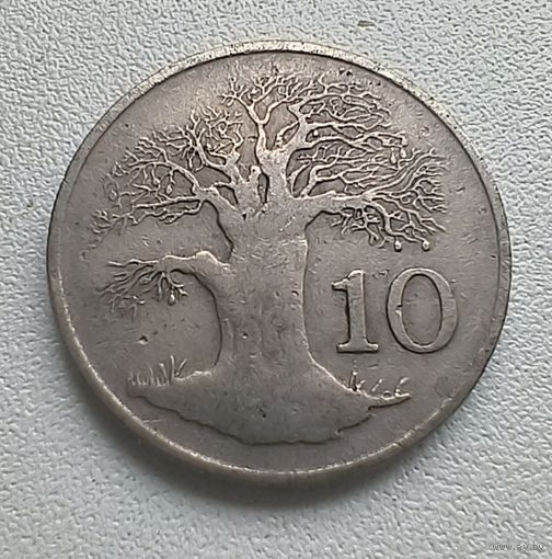 Зимбабве 10 центов, 1980 1-7-30