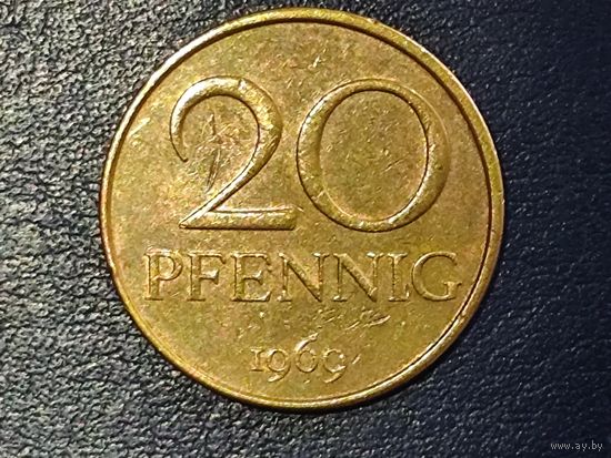 Германия ГДР 20 пфеннигов 1969