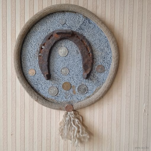 Панно декоративное. НА УДАЧУ.