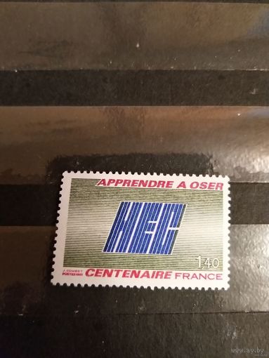 1981 Франция 100 лет коммерческому колледжу клей MNH** выпускалась одиночкой (3-7)