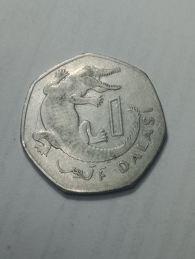 Гамбия 1 даласи 2014 года .