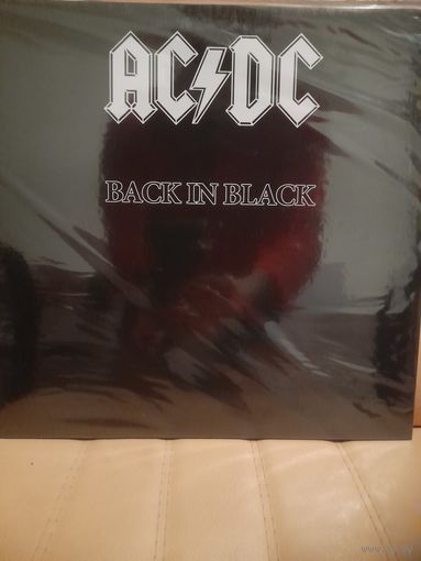 AC DC "BACK IN BLACK" 1980/?  reissue LP E.U. ATLANTIC ATL50735-  MINT