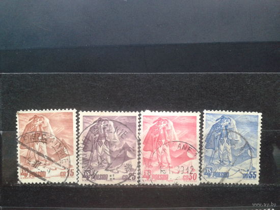 Польша, 1939. Лыжные гонки Кубка мира, полная серия.Mi-10,0 евро гаш.