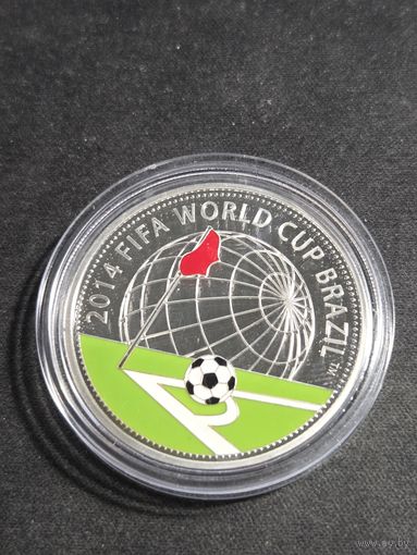 10 рублей 2013 Чемпионат мира по футболу 2013 года в Бразилии Unc