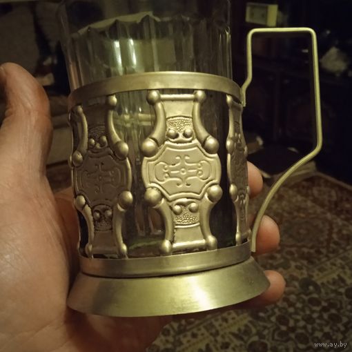 Подстаканник Латы стакан 20 граней