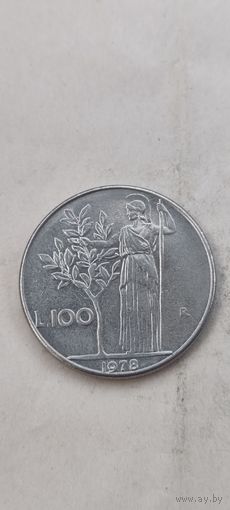 Италия 100 лир 1978