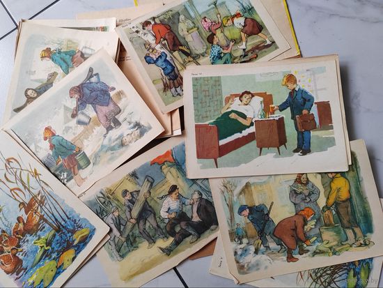 Альбом сюжетных картинок. 1965 г. СССР.