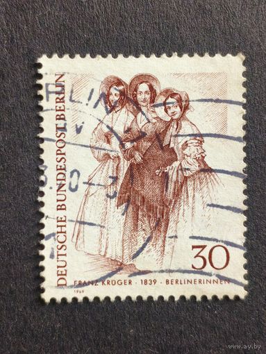 Германия 1969. Берлин. Люди Берлина 19 века. "Берлинки", Франц Крюгер, 1839