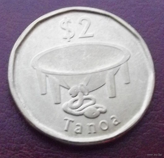 Фиджи. 2 доллара 2012