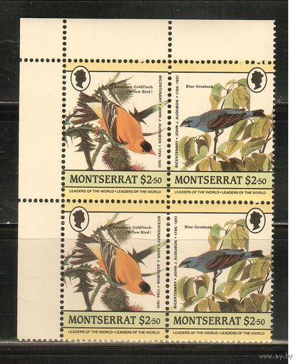 Монтсеррат-1985(Мих.603-604) , **    , Фауна ,   Птицы
