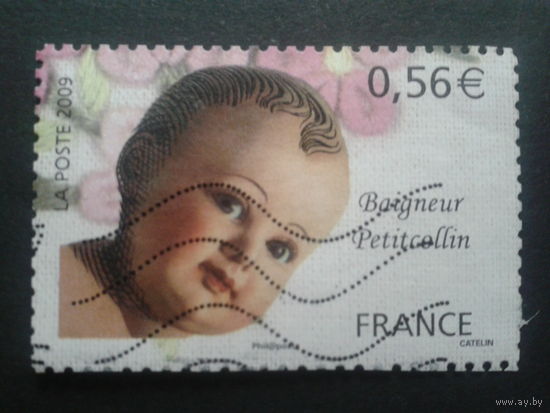 Франция 2009 ребенок, марка из блока
