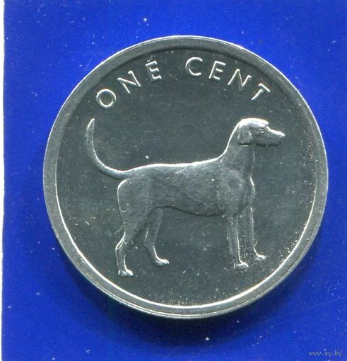 Острова Кука 1 цент 2003 , Пойнтер , UNC