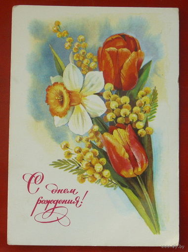 С днём рождения! Чистая. 1980 года. Панченко. *44.