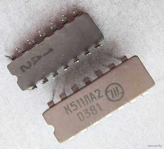 К511ЛА2. Логическая микросхема. 3 логических элемента "3И-НЕ"