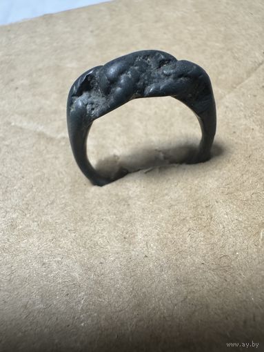 Кольцо старинное витое