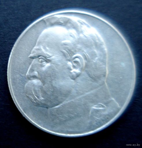 10 злотых Пилсудский.1936 г.