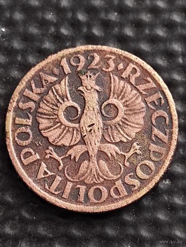 Польша II Республика (1919-1939) 5 грошей 1923 г.(8) без мц.