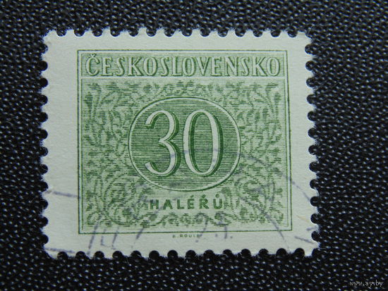 Чехословакия 1954 г. Доплатные марки.