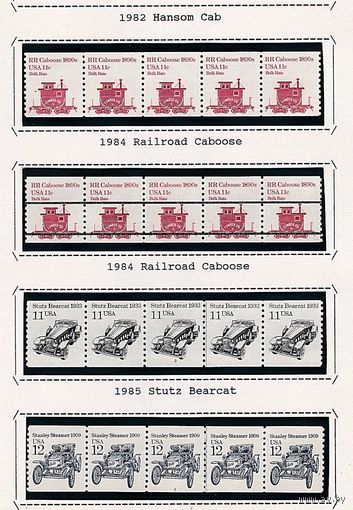 Сша\744\1 US транспортная серия MNH