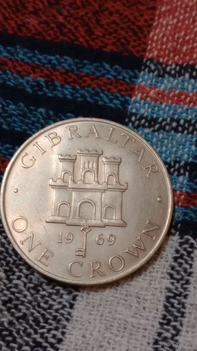 Гибралтар 1крона 1969