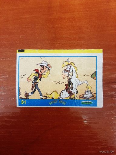 Вкладыш Lucky Luke. В коллекцию.