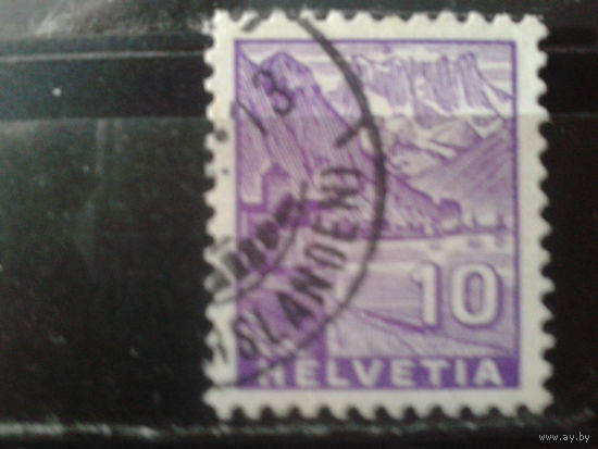Швейцария 1934 Стандарт, ландшафт 10с