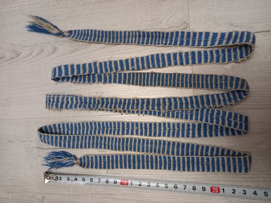 Поясок самотканой,  старинный, 2м