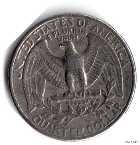 США. 1/4 доллара (1 квотер, 25 центов). 1981 P