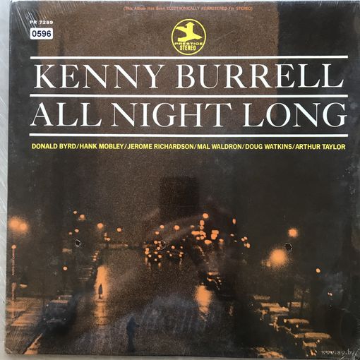 Kenny Burrell All Night Long -(US 1969 запечатана)
