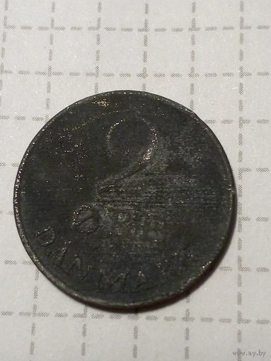 2 эре  Дания 1967 год