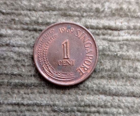 Werty71 Сингапур 1 цент 1969