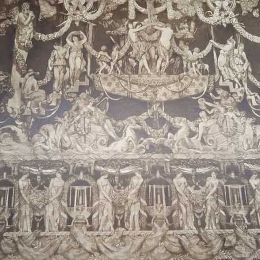 Гравюра. Старинная литография 19-20век. 34х25см. Германия.     РАСПРОДАЖА КОЛЛЕКЦИИ.