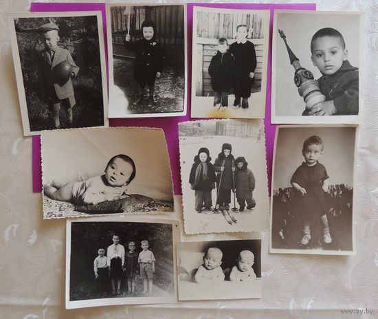 Фото "Дети 1950-ых гг.", 9 шт.
