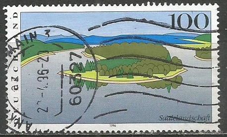 ФРГ. Ландшафт. Тюрингия. 1996г. Mi#1850.