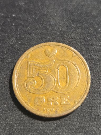 Дания 50 эре 1989