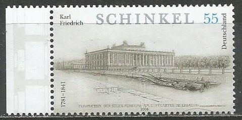 Германия. 225 лет со дня рождения К.Шинкеля. Архитектор. 2006г. Mi#2529.