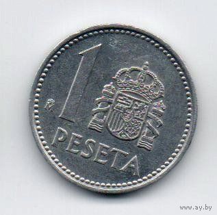 1 песета 1986 Испания.
