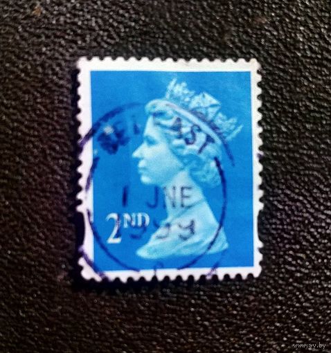 Марка Великобритания 2010 год Королева Елизавета II