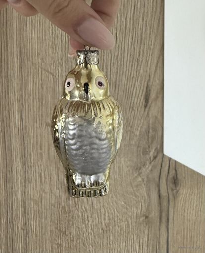 Елочная игрушка Сова СССР