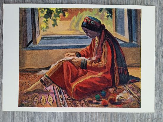 1955. Данешвар. За рукоделием