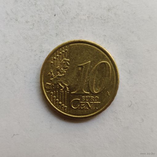 Австрия 10 евроцентов 2008 г.