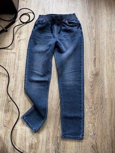 Джинсы на резинке (джеггинсы), р.42