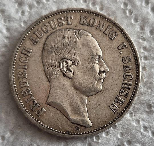 Саксония 5 марок 1907
