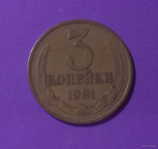 3 копейки 1981 г.
