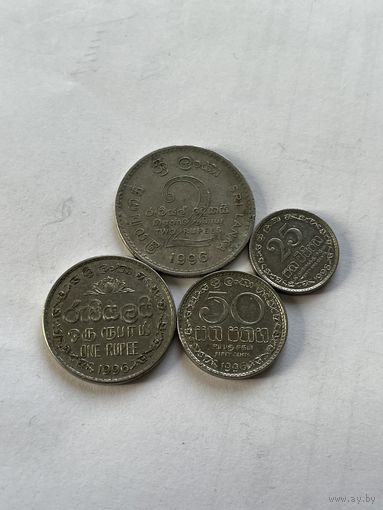 Шри-Ланка 4 монеты 1996