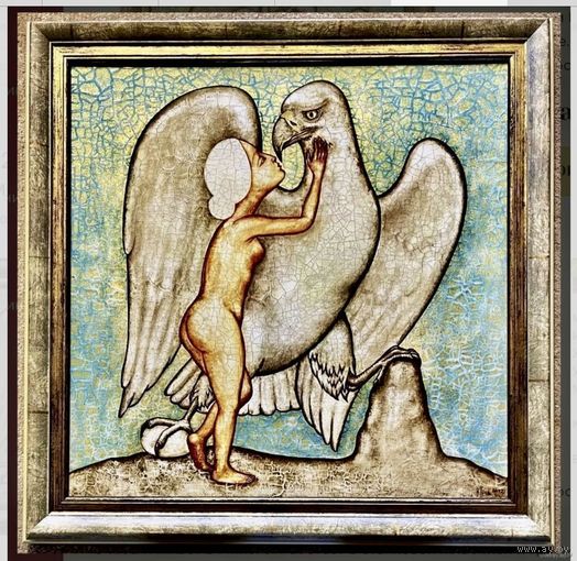 Почицкий В.В;60/60см;2012г;(dr.Klein);Зевс и Венера;Дерево, холст, масло;60/60см