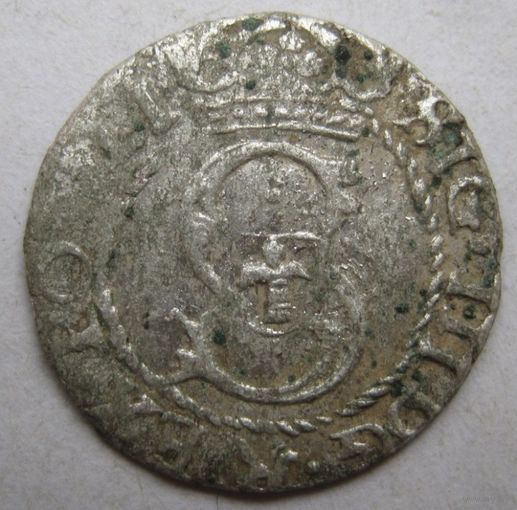 Шеляг 16??, Сигизмунд III Ваза, Рига.