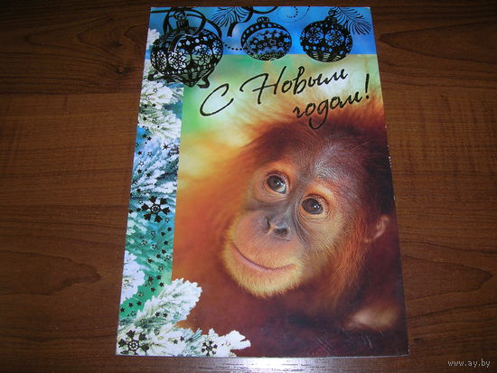 С Новым годом Россия Арт Дизайн двойная подписана