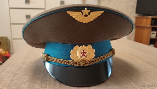 Фуражка Офицерская ВВС СССР 54-55 размер,индивидуальный пошив ,200 лотов с 1 рубля!!!